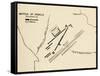 Map of the Battle of Gaugamela, from 'Atlas of Ancient and Classical Geography, Published in 1928-null-Framed Stretched Canvas