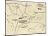 Map of the Battle of Marathon, from 'Atlas of Ancient and Classical Geography, Published in 1928-null-Mounted Giclee Print
