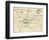 Map of the Battle of Marathon, from 'Atlas of Ancient and Classical Geography, Published in 1928-null-Framed Giclee Print