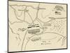 Map of the Battle of Marathon, from 'Atlas of Ancient and Classical Geography, Published in 1928-null-Mounted Giclee Print