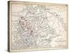 Map of the Battle of Salamanca, Published by William Blackwood and Sons, Edinburgh and London, 1848-Alexander Keith Johnston-Stretched Canvas