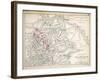 Map of the Battle of Salamanca, Published by William Blackwood and Sons, Edinburgh and London, 1848-Alexander Keith Johnston-Framed Giclee Print