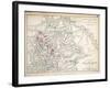 Map of the Battle of Salamanca, Published by William Blackwood and Sons, Edinburgh and London, 1848-Alexander Keith Johnston-Framed Giclee Print