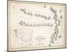 Map of the Battle of Trafalgar, Published by William Blackwood and Sons, Edinburgh and London, 1848-Alexander Keith Johnston-Mounted Giclee Print