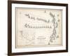 Map of the Battle of Trafalgar, Published by William Blackwood and Sons, Edinburgh and London, 1848-Alexander Keith Johnston-Framed Giclee Print