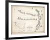 Map of the Battle of Trafalgar, Published by William Blackwood and Sons, Edinburgh and London, 1848-Alexander Keith Johnston-Framed Giclee Print