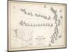 Map of the Battle of Trafalgar, Published by William Blackwood and Sons, Edinburgh and London, 1848-Alexander Keith Johnston-Mounted Giclee Print