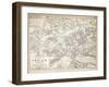 Map of the Battle of Zurich, Published by William Blackwood and Sons, Edinburgh and London, 1848-Alexander Keith Johnston-Framed Giclee Print