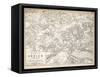 Map of the Battle of Zurich, Published by William Blackwood and Sons, Edinburgh and London, 1848-Alexander Keith Johnston-Framed Stretched Canvas