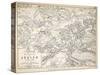 Map of the Battle of Zurich, Published by William Blackwood and Sons, Edinburgh and London, 1848-Alexander Keith Johnston-Stretched Canvas