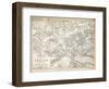 Map of the Battle of Zurich, Published by William Blackwood and Sons, Edinburgh and London, 1848-Alexander Keith Johnston-Framed Giclee Print