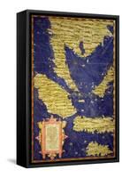 Map of the Bay of Bengal, the China Sea and Java-Stefano Bonsignori-Framed Stretched Canvas