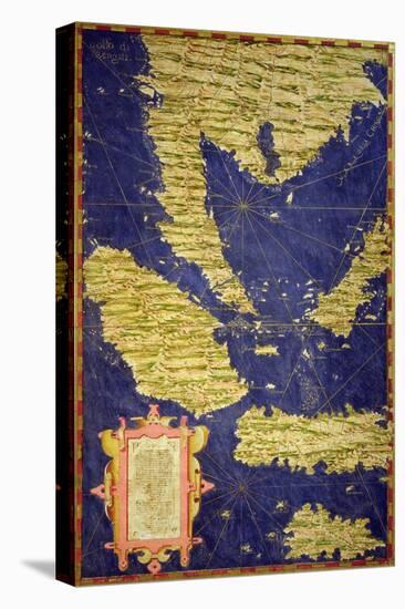 Map of the Bay of Bengal, the China Sea and Java-Stefano Bonsignori-Stretched Canvas