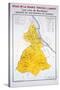 Map of the Bordeaux Region: Sauternes and Barsac-null-Stretched Canvas