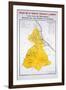 Map of the Bordeaux Region: Sauternes and Barsac-null-Framed Giclee Print