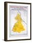 Map of the Bordeaux Region: Sauternes and Barsac-null-Framed Giclee Print