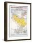 Map of the Bordeaux Region-null-Framed Giclee Print