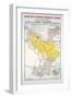 Map of the Bordeaux Region-null-Framed Giclee Print