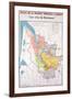 Map of the Bordeaux Region-null-Framed Giclee Print