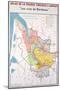 Map of the Bordeaux Region-null-Mounted Premium Giclee Print