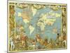 Map of the British Empire in 1886-Walter Crane-Mounted Giclee Print