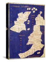 Map of the British Isles, from Geographia-Ptolemy-Stretched Canvas