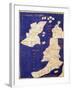 Map of the British Isles, from Geographia-Ptolemy-Framed Giclee Print