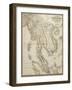 Map of the Burman Empire Including also Siam, Cochin China, Tonking and Malaya-James Wyld-Framed Giclee Print