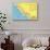 Map of the Camino Real, California Missions-null-Stretched Canvas displayed on a wall