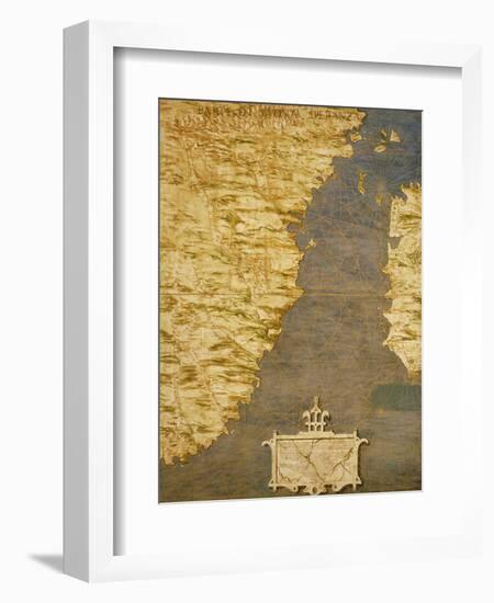 Map of the Cape of Good Hope-Stefano Bonsignori-Framed Giclee Print