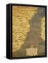 Map of the Cape of Good Hope-Stefano Bonsignori-Framed Stretched Canvas