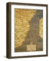 Map of the Cape of Good Hope-Stefano Bonsignori-Framed Giclee Print