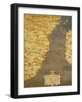 Map of the Cape of Good Hope-Stefano Bonsignori-Framed Giclee Print