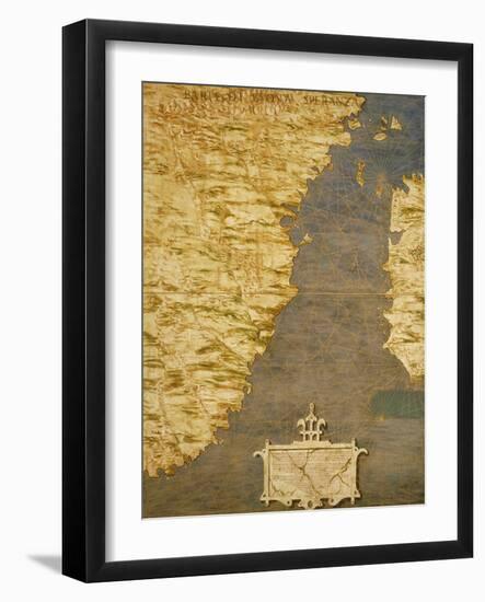 Map of the Cape of Good Hope-Stefano Bonsignori-Framed Giclee Print