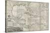 Map of the Caribbean, 1715-Hermann Moll-Stretched Canvas