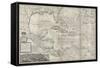 Map of the Caribbean, 1715-Hermann Moll-Framed Stretched Canvas