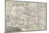 Map of the Caribbean, 1715-Hermann Moll-Mounted Giclee Print