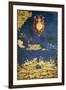 Map of the Caribbean and Venezuela, from the "Sala Delle Carte Geografiche"-Egnazio Danti-Framed Premium Giclee Print