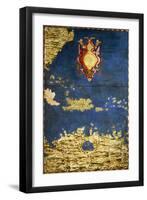 Map of the Caribbean and Venezuela, from the "Sala Delle Carte Geografiche"-Egnazio Danti-Framed Premium Giclee Print