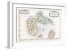 Map of the Caribbean Island of Guadeloupe, C1764-null-Framed Giclee Print