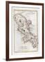 Map of the Caribbean Island of Martinique, C1783-null-Framed Giclee Print