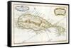 Map of the Caribbean Island of St Christopher, C1764-null-Framed Stretched Canvas