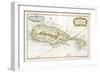 Map of the Caribbean Island of St Christopher, C1764-null-Framed Giclee Print