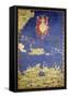 Map of the Caribbean Islands-Stefano Bonsignori-Framed Stretched Canvas