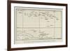 Map of the Caroline Islands, Disputed Between Germany and Spain-null-Framed Giclee Print