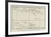 Map of the Caroline Islands, Disputed Between Germany and Spain-null-Framed Giclee Print