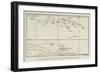 Map of the Caroline Islands, Disputed Between Germany and Spain-null-Framed Giclee Print