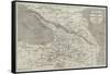 Map of the Caucasus-John Dower-Framed Stretched Canvas