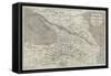 Map of the Caucasus-John Dower-Framed Stretched Canvas