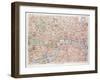 Map of the Centre of London Great Britain 1899-null-Framed Giclee Print